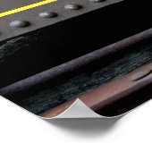 Old Train Mastrou Ich bin für die Instandhaltung P Poster (Ecke)