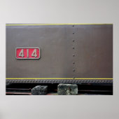 Old Train Mastrou Ich bin für die Instandhaltung P Poster (Vorne)