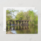 Old Train Trestle Postcard Postkarte (Vorne/Hinten)