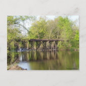 Old Train Trestle Postcard Postkarte (Vorderseite)