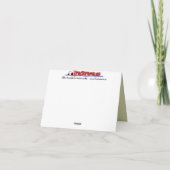 Old Traktor Note Card: Login-Kabine und alter Trak Karte (Rückseite)