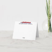 Old Traktor Note Card: Viele bunte Traktoren Karte (Rückseite)