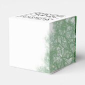 Old Tree Modern Design Family Wiedersehen Favor Bo Geschenkschachtel (Rückseite)