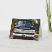 Old Truck Classic Fun Pun Whimsical Geburtstag Karte (Vorderseite)