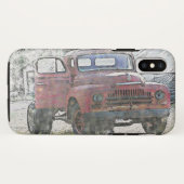 Old Truck iPhone XS Fall Case-Mate iPhone Hülle (Rückseite (Horizontal))