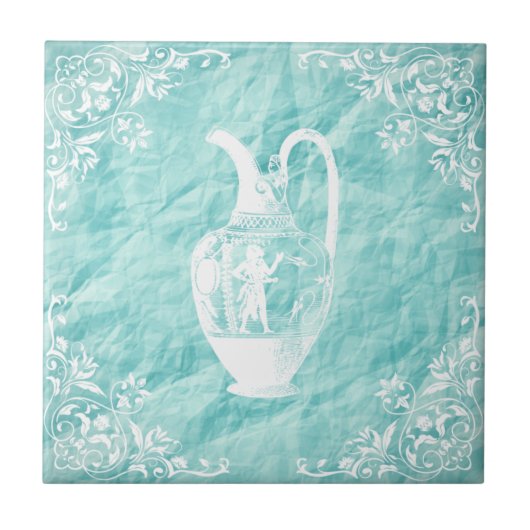 Old Turquoise Jar Fliese (Vorderseite)