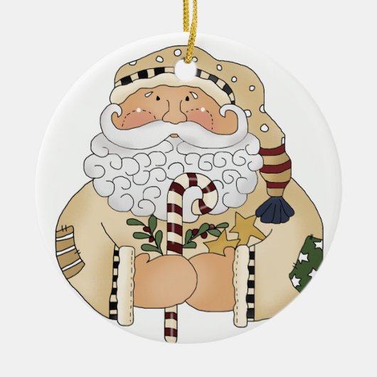 Old Tyme Santa Ornament (Vorne)