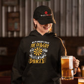 Old Typ Who Liebe Darts - Sarcastic Dart Spaß Hoodie