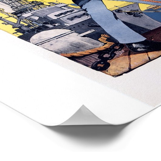 Old U.S. Marines Poster ca. 1917 (Ecke)