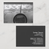 Old UK Radio Dial Visitenkarte (Vorne/Hinten)