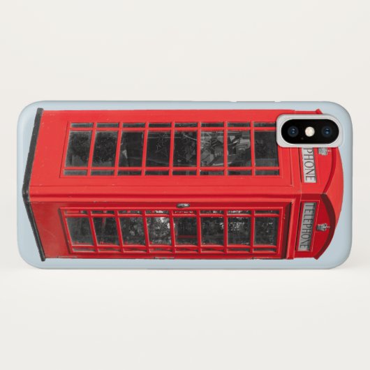 Old UK Telefone Box Case-Mate iPhone Hülle (Rückseite (Horizontal))
