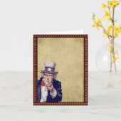 Old Uncle Sam- Prim Lil Mitteilungskarten (Gelbe Blume)
