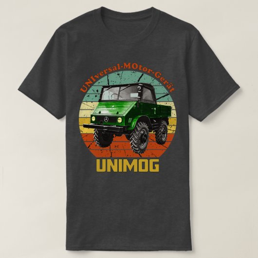 Old Unimog Retro T-Shirt (Design vorne)