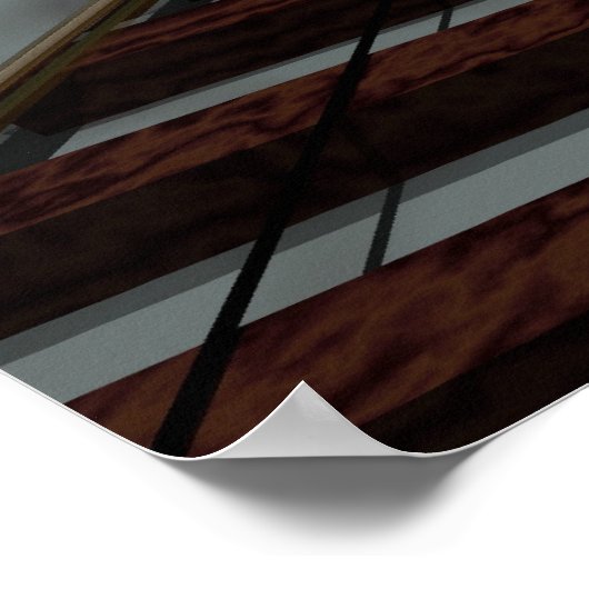 Old Untergrund Station Poster (Ecke)