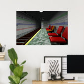 Old Untergrund Station Poster (Heimbüro)