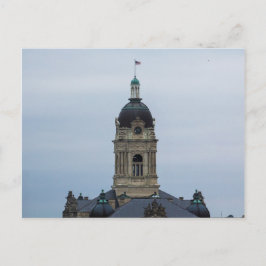 Old Vanderburgh Landkreis Courthouse, Evansville, Postkarte