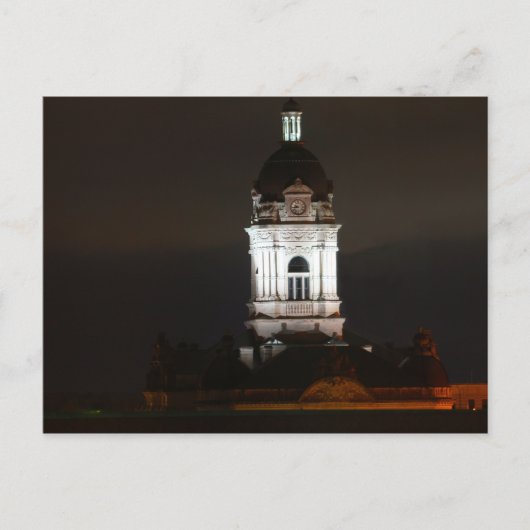 Old Vanderburgh Landkreis Courthouse, Evansville, Postkarte (Vorderseite)