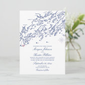 OLD VERSION Cape Elizabeth Map Einladung Hochzeit (Stehend Vorderseite)