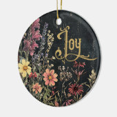 Old Victorian Floral Family Personalized Keramik Ornament (Links)