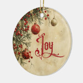 Old Victorian Rustic Family Personalized Keramik Ornament (Links)