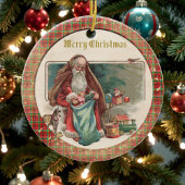 Old Victorian Rustic Family Personalized Keramik Ornament