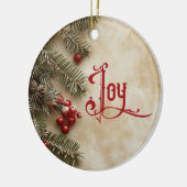 Old Victorian Rustic Family Personalized Keramik Ornament (Links)