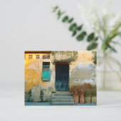 Old Vietnamese Wall Postkarte (Stehend Vorderseite)