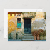 Old Vietnamese Wall Postkarte (Vorne/Hinten)