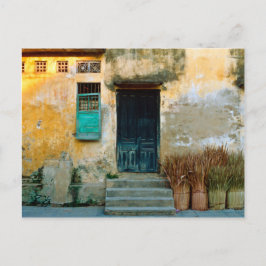 Old Vietnamese Wall Postkarte