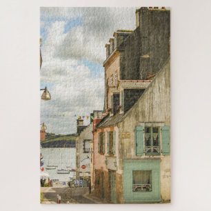 Old Village Bretagne Frankreich Reisen Abenteuer Puzzle