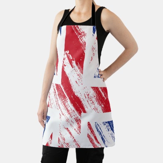 Old Vintag Grunge United Flag Schürze (InSitu)