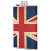 Old Vintag Grunge United Flag Union Jack Flachmann (Links)
