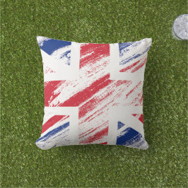 Old Vintag Grunge United Flag Union Jack Kissen