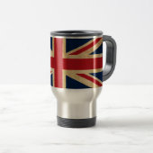 Old Vintag Grunge United Flag Union Jack Reisebecher (VorderseiteRechts)
