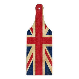 Old Vintag Grunge United Flag Union Jack Schneidebrett