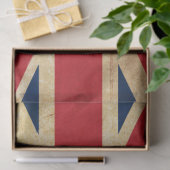 Old Vintag Grunge United Flag Union Jack Seidenpapier (Geschenk)