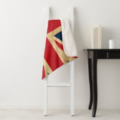 Old Vintag Grunge United Flag Union Jack Sherpadecke (Beispiel)