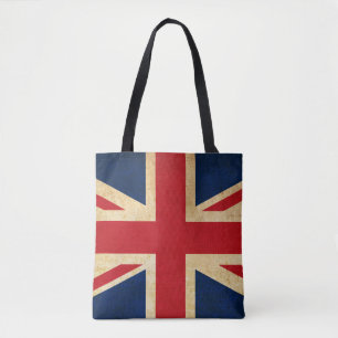 Old Vintag Grunge United Flag Union Jack Tasche