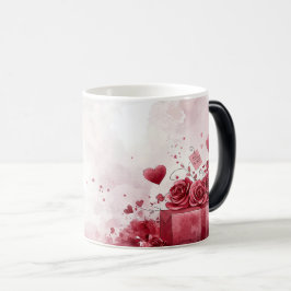 Old vintage paper valentines day verwandlungstasse