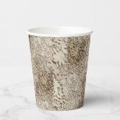 Old Vintage Wedding Lace Pappbecher (Links)