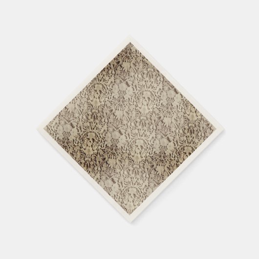 Old Vintage Wedding Lace Serviette (Ecke)