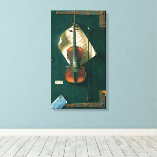 Old Violin Still Life von William Michael Harnett Leinwanddruck