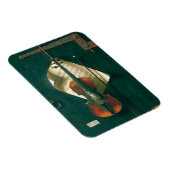 Old Violin Still Life von William Michael Harnett Magnet (Rechte Seite)