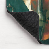 Old Violin Still Life von William Michael Harnett Mousepad (Ecke)