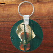 Old Violin Still Life von William Michael Harnett Schlüsselanhänger (Rückseite)