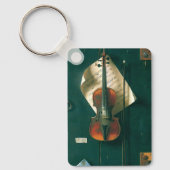 Old Violin Still Life von William Michael Harnett Schlüsselanhänger (Vorderseite)