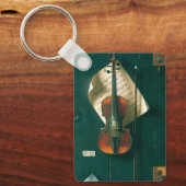 Old Violin Still Life von William Michael Harnett Schlüsselanhänger (Vorderseite)