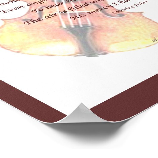 Old Violins Poster (Ecke)