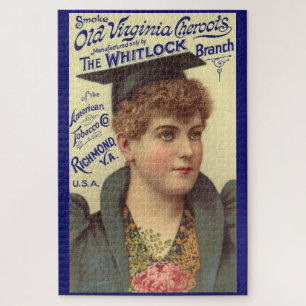 Old Virginia Cheroots ad 1890 Puzzle