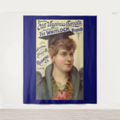 Old Virginia Cheroots ad 1890 Wandteppich (Vorderseite)